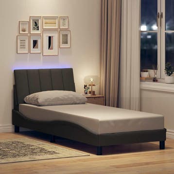 vidaXL Bedframe zonder matras Hanko 90x200 cm stof, 90 cm, Eenpersoons, Verzenden, Nieuw