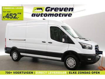 Ford E-Transit 68 kWh L3H2 | Snelladen | SOH 95% | Clima |, Automaat, Wit, Elektrisch, Nieuw
