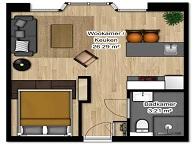 Studio Spaklerweg in Amsterdam, Huizen en Kamers, Via bemiddelaar, Noord-Holland, Amsterdam, Studio