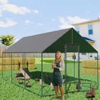Grote Walk-in Kippenren met Nylon Net en UV Cover, Verzenden, Nieuw