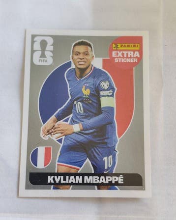 2026 Panini World Cup Kylian Mbappé Extra sticker - 1, Nieuw