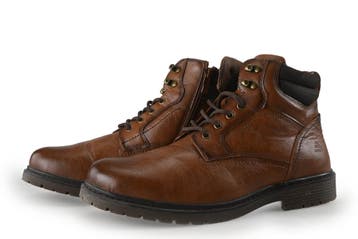 Nelson Veterboots in maat 43 Cognac, Overige kleuren, Verzenden, Boots, Zo goed als nieuw