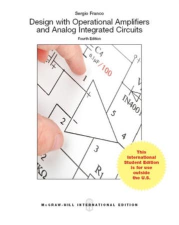 Design With Operational Amplifiers And Analog  9781259253133, Verzenden, Zo goed als nieuw