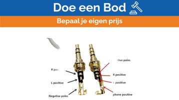 Bieden: RS PRO NYS231BG 3.5mm Stereo Jack Plug, Ophalen of Verzenden, Nieuw