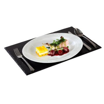 GGM Gastro | (6 stuks) Leistenen serveerschaal - 450x300mm -, Verzenden, Nieuw, Kom(men)