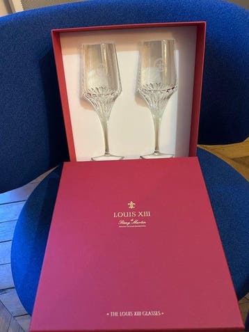 Wijnglas (2) - Kristal - Louis XIII - Cristal