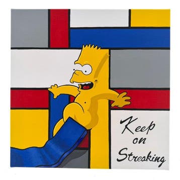 PAAPI (1986) - Bart Simpson - Keep on Streaking x Mondriaan