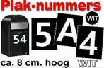 Huisnummer stickers, getal cijfer plaknummers plakcijfers, Nieuw