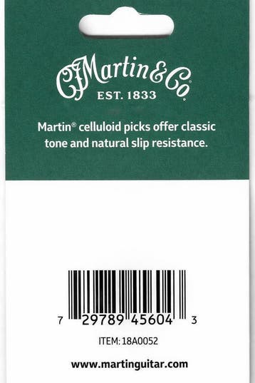 Martin 18A0052 346 plectrum light 0.46 mm 12-pack, Muziek en Instrumenten, Instrumenten | Toebehoren, Ophalen of Verzenden, Nieuw