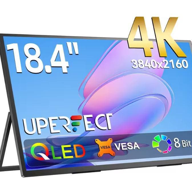 18,4” 4K QLED Draagbare Monitor IPS USB-C HDMI Gaming, Computers en Software, Monitoren, Nieuw, Verzenden