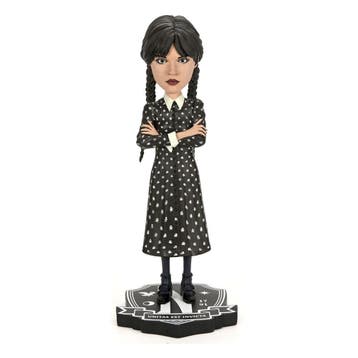 Wednesday Head Knocker Bobble-Head Wednesday Addams 21 cm, Ophalen of Verzenden, Nieuw
