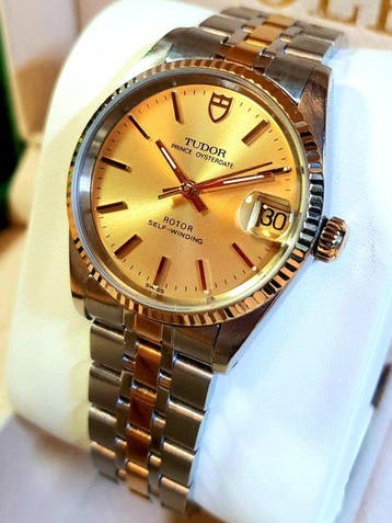 Tudor - Prince Oysterdate - GOLD DIAL - Zonder