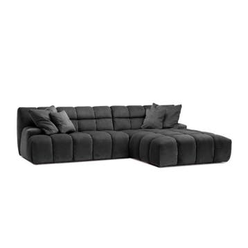 Loungebank Tynaarlo - loungebanken - Zwart, Nieuw, Stof