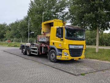 Vuilniswagen, DAF, CF 290 FAN, 2017, met zijlader, VDL IE
