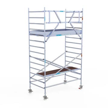 Rolsteiger Original 135x250 5,2m werkhoogte tegen de gevel, Verzenden, Nieuw, Rolsteiger of Kamersteiger, 5 meter of hoger