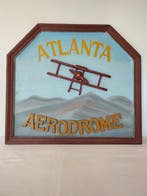 Wanddecoratie - Panneau décoratif vintage en relief –