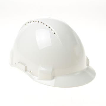 OUTLET Bouwhelm Peltor m.dr.knop wit, Ophalen of Verzenden, Nieuw