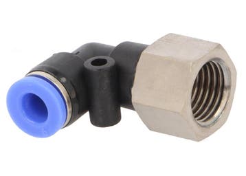 Haakse inschroef insteekkoppeling 6 x R1/4 - 15 bar, Ophalen of Verzenden, Nieuw