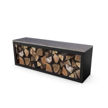 Geroba Beltza HS1 zitbank met houtopslag 1500x385x500mm -, Verzenden, Nieuw