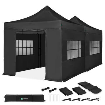 Partytent - 6x3 m - Premium easy-up Partytent | set incl. 2x, Verzenden, Nieuw