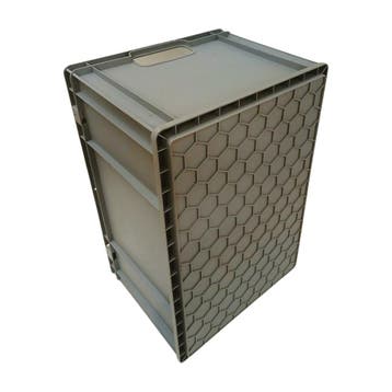 Stapelbak, 600x400x320 mm, euronorm, levensmiddelgeschikt,, 40 tot 60 cm, 50 tot 75 cm, Ophalen of Verzenden, Nieuw