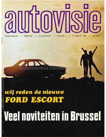 1968 AUTOVISIE MAGAZINE 03 NEDERLANDS, Nieuw, Author