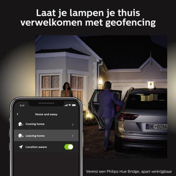 Philips Hue Calla sokkellamp - wit en gekleurd licht - zwart, Ophalen of Verzenden, Zo goed als nieuw