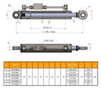 Hydraulische Topstang Cat 1-1 (606 - 1006 mm) - SPH320085, Ophalen of Verzenden, Nieuw