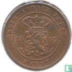 Nederlands-Indië 1 cent 1897, Verzenden, Losse munt