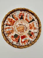 Bord - Porselein, Brons - Geen reserve - Meiji Imari, Antiek en Kunst