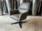 Veiling - Fauteuil Bronz - Draaibaar - Microleder - Grijs  -, Huis en Inrichting, Fauteuils, Nieuw