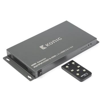 HDMI switch | König | 2+3 poorts, Verzenden, Nieuw