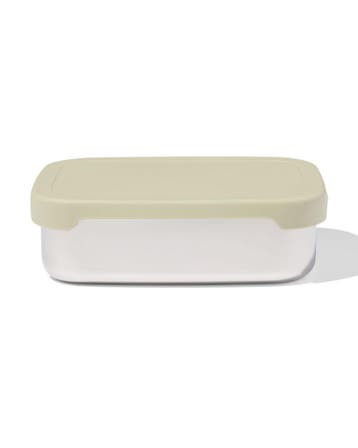 HEMA Lunchbox 14.3x18.9x5.8cm rvs groen, Verzenden, Nieuw