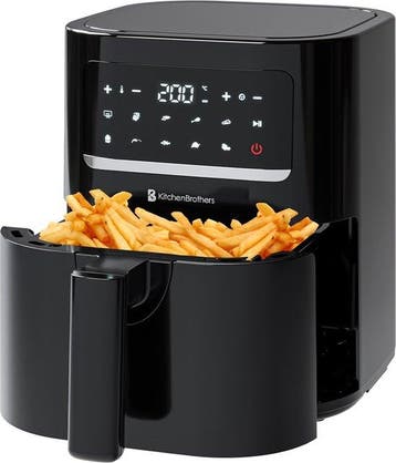 2dekans | KitchenBrothers Airfryer - 3,3L - 1400W -, Ophalen of Verzenden, Zo goed als nieuw