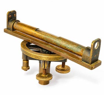 Ancien niveau à bulle d’arpenteur , Instrument de