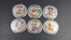 Monete Disney & Friends - Replica silver plated delle 6, Verzamelen, Nieuw