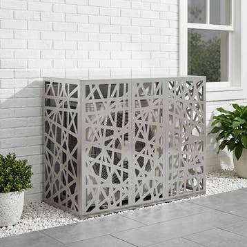 vidaXL Airconditioner hoes zilver 110 x 50 x 80 cm, Verzenden, Nieuw