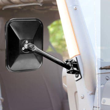 Rugged Ridge 97-18 TJ JK Black Rectangular Quick Release, Auto-onderdelen, Ophalen of Verzenden, Nieuw