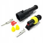 Hermetische connector set - 12 tot 24 Volt - 1 pin superseal, Ophalen of Verzenden, Nieuw, Overige typen
