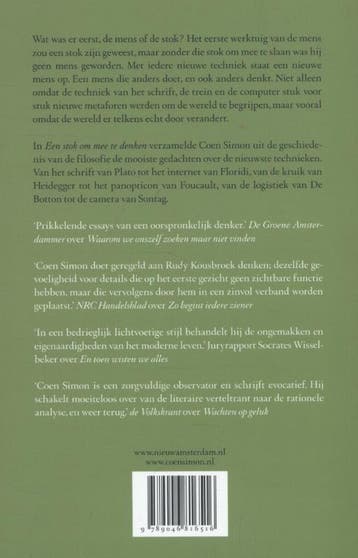 Een stok om mee te denken 9789046816516 Coen Simon, Verzenden, Gelezen, Coen Simon