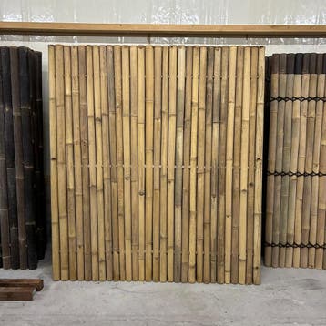 Outlet bamboe schuttingen - 180x200 cm - Naturel, Verzenden, Nieuw