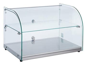 Neutraal Vitrine Rond 45 liter, Verzenden
