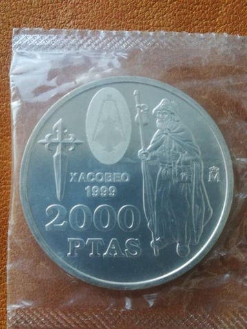 Spanje. 2000 Pesetas 1999 (Zonder minimumprijs)