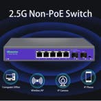 2.5G Netwerk Switch 5/8 Poorten – 10G SFP+ Uplink, Verzenden, Nieuw