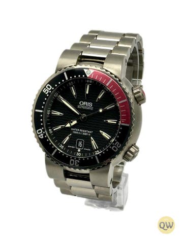 Oris TT1 Divers Titan Date 44mm, Verzenden, Gebruikt, Polshorloge