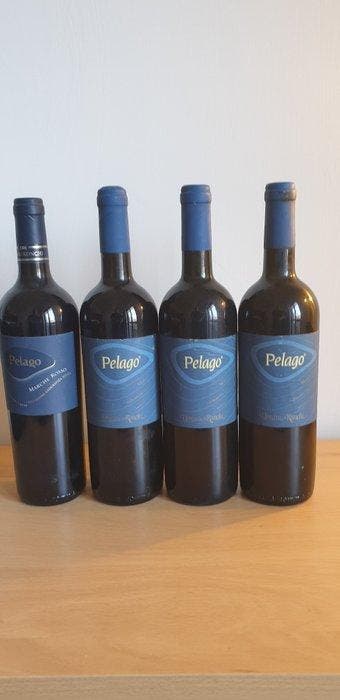 1996 x3 & 2001 Umani Ronchi, Pelago - Marche IGT - 4 Flessen, Nieuw