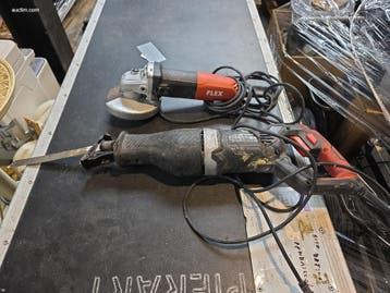 (2x) Elektrische gereedschappen FLEX en RIBIMEX..., Nieuw