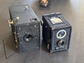 ENSIGN Ful-Vue + Box Ensign 2-1/4 B Middenformaatcamera, Nieuw
