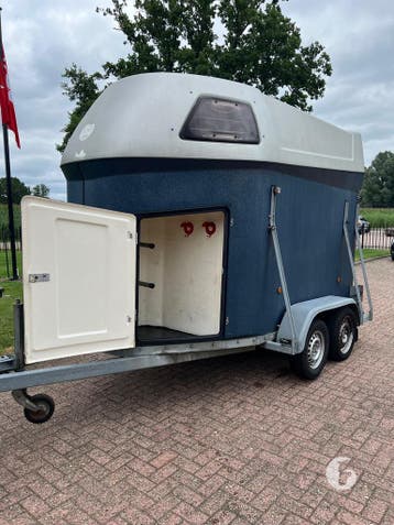 Leuke Sluis polyester 2-paards Paardentrailer!, Ophalen, Zo goed als nieuw, Polyester, 2-paards trailer