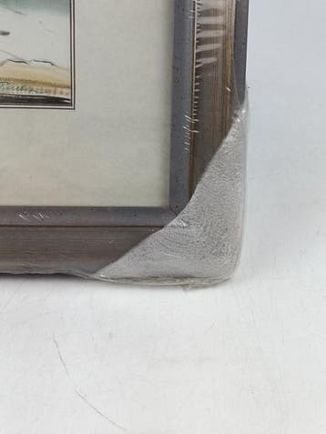 fotolijst met paspartoe houten lijst van 30X25 CM, Ophalen of Verzenden, Nieuw
